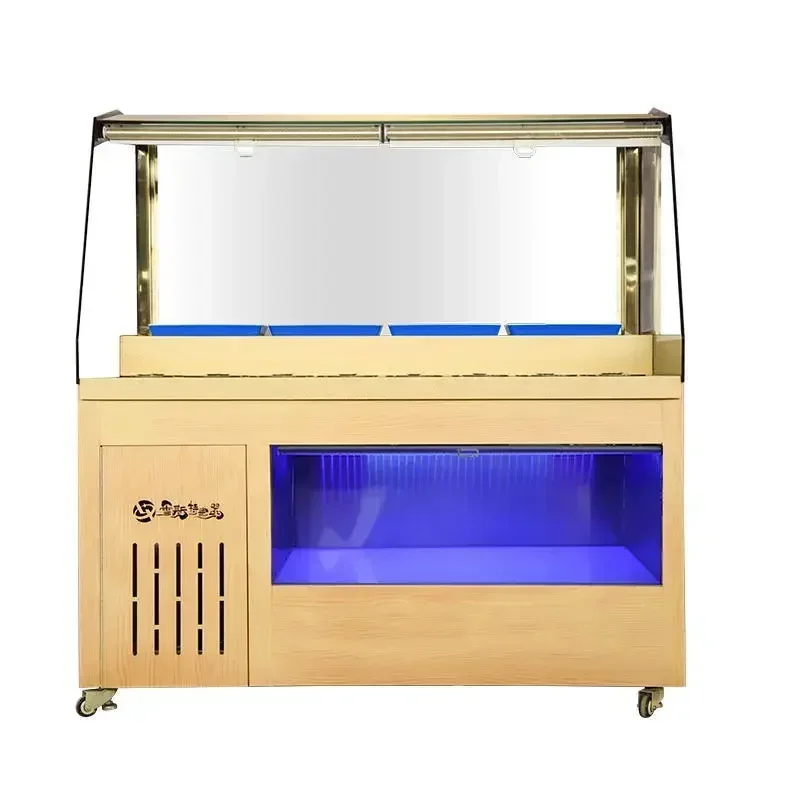 Commercial Kitchen Organization - Komercyjna zamrażarka, świeże przyprawy, stół, samoobsługowy,