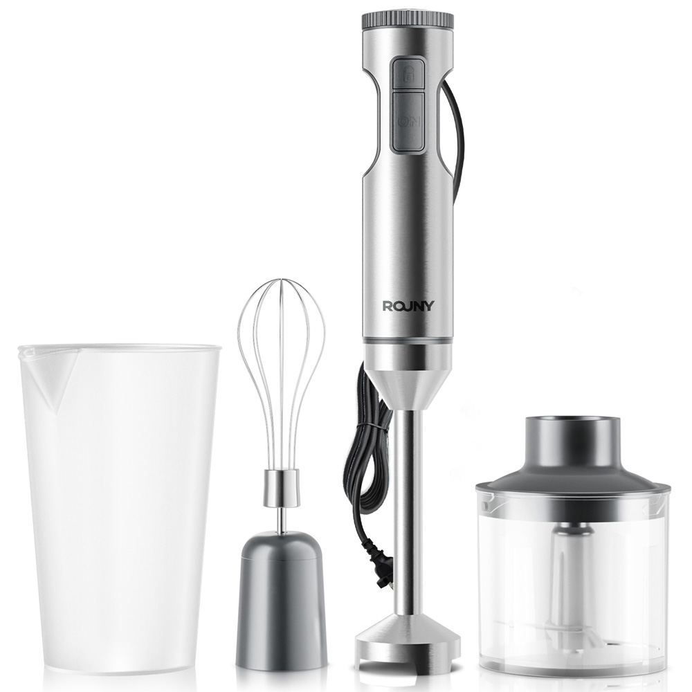 Commercial Blender Heavy Duty - Ręczny blender zanurzeniowy, mocny 4-w-1, mikser