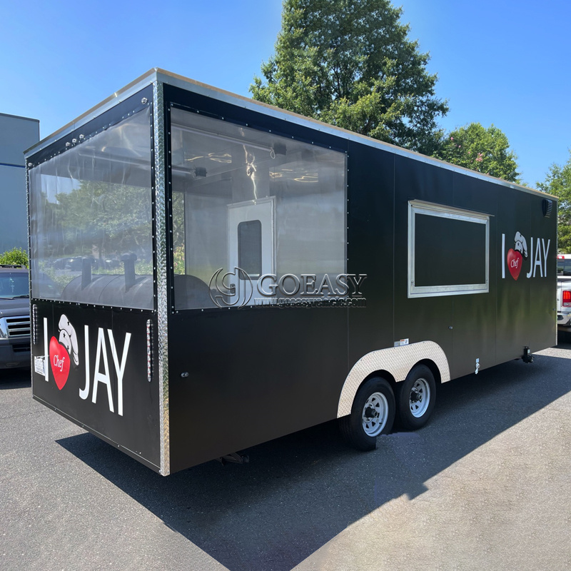 Commercial Kitchen Vendor - Mobilna kuchnia na kółkach z urządzeniami