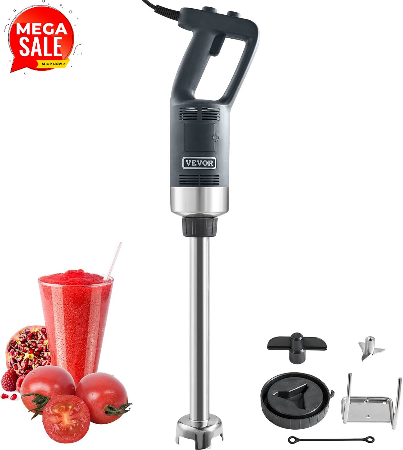 Commercial Blender Heavy Duty - Profesjonalny blender zanurzeniowy, 750W, 40 cm,