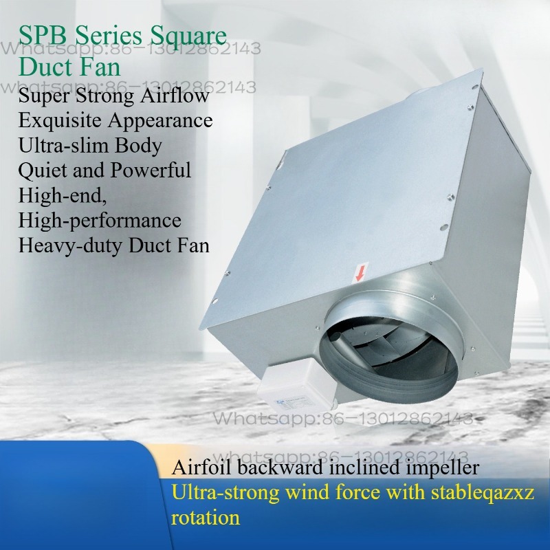 Commercial Kitchen Hood Exhaust Fans - Wentylator kuchenny kwadratowy z silnikiem, wentylator