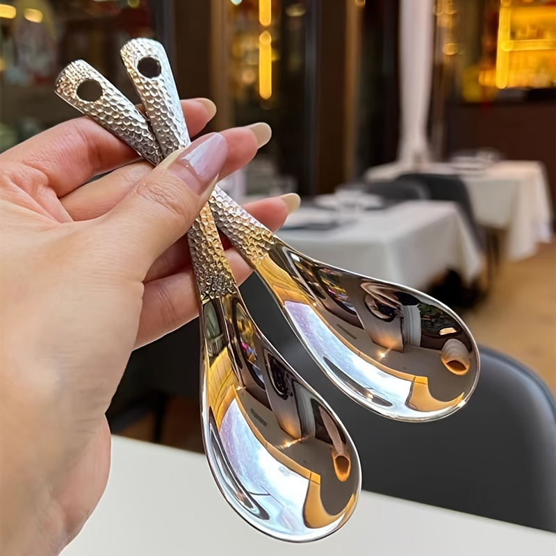Commercial Kitchen Utensils - Zestaw 2 sztućców ze stali nierdzewnej