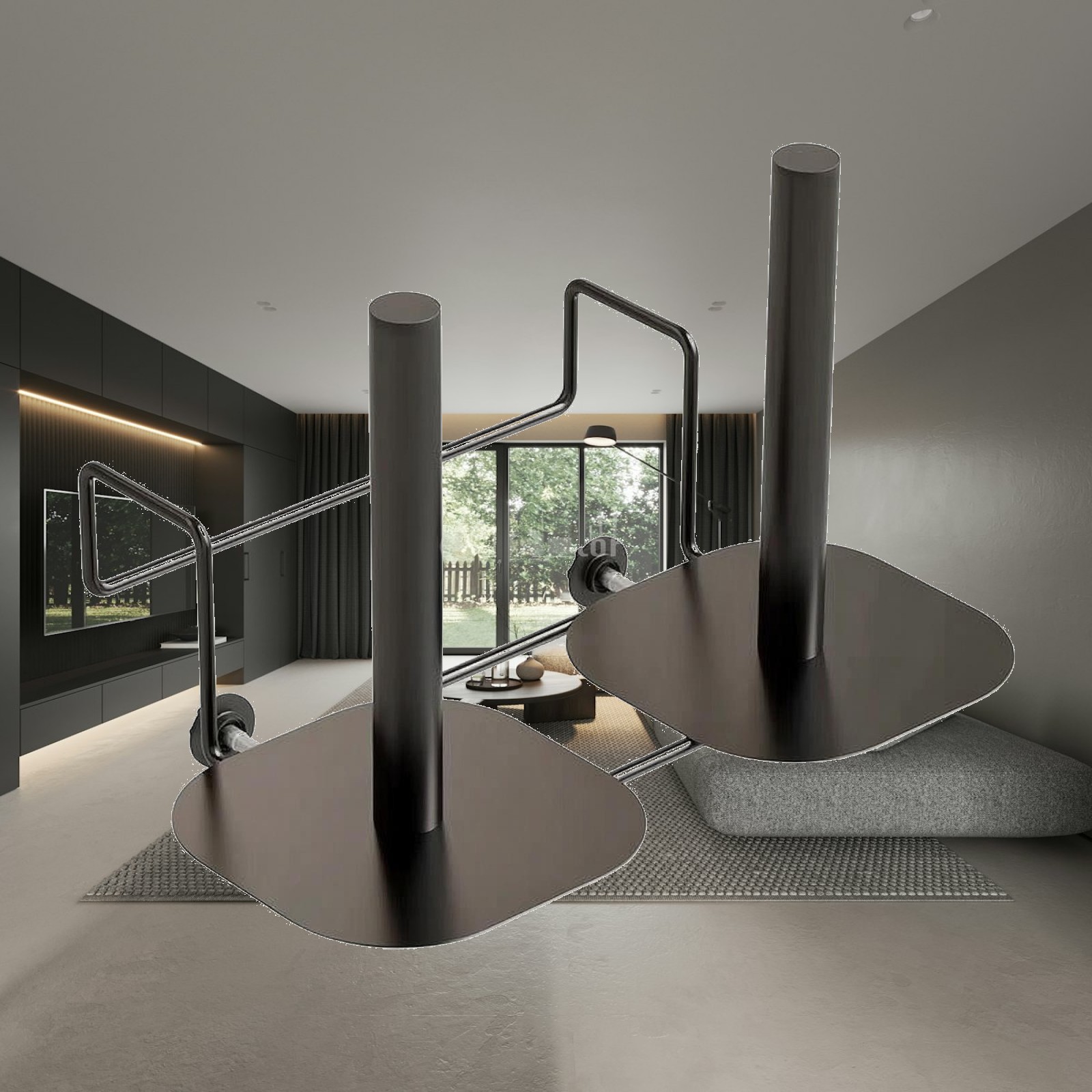 Commercial Kitchen Organization - Solidny metalowy dozownik na rolki z