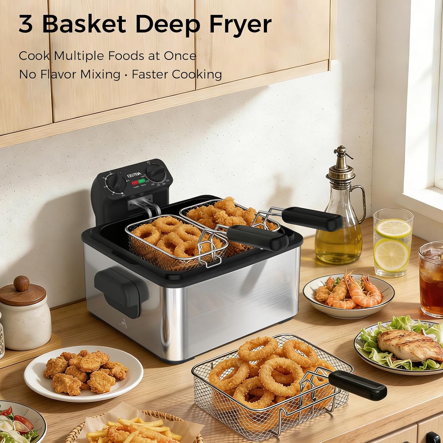 Elektryczna frytkownica z 3 ko – Commercial Kitchen Appliances recenzja i cena