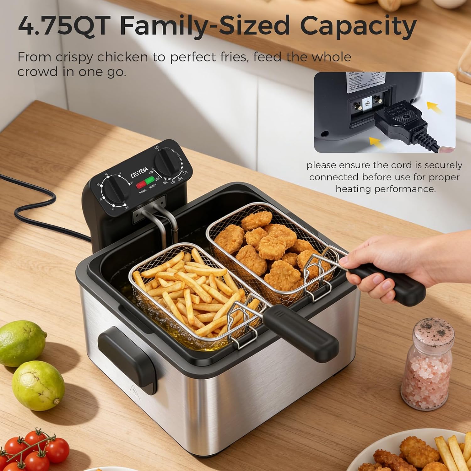 Elektryczna frytkownica z 3 ko – Commercial Kitchen Appliances recenzja i cena