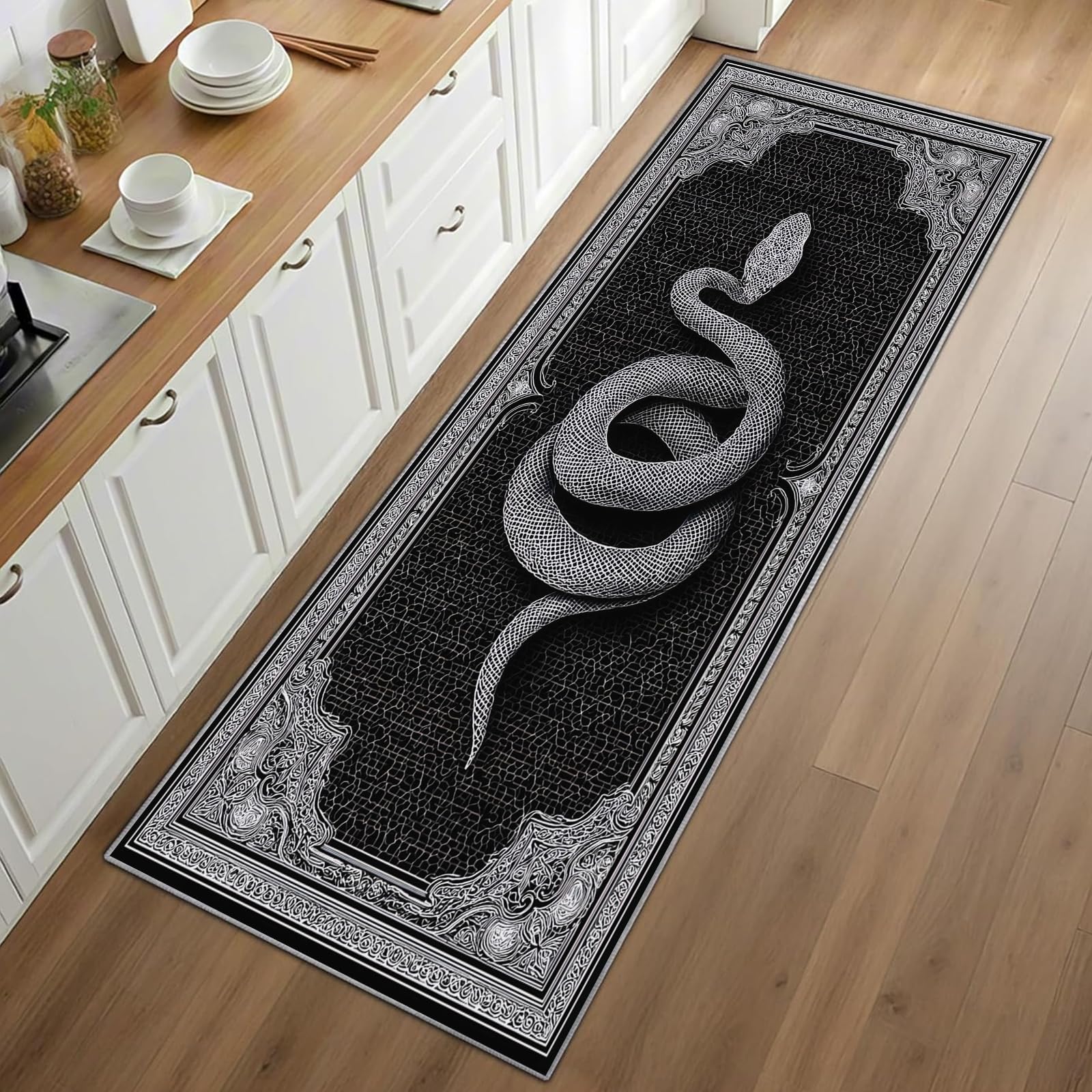 Gotycki dywan Snake Runner, cz – Commercial Kitchen Background recenzja i cena