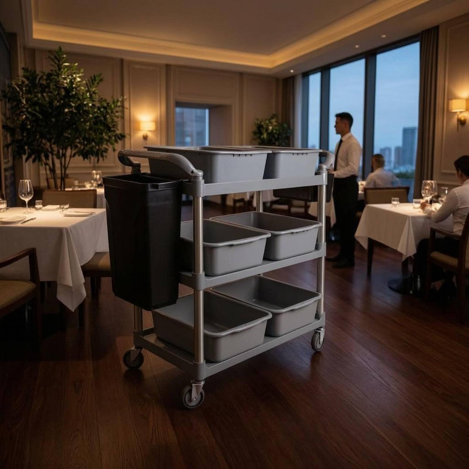 Wielopoziomowy wózek komercyjn – Commercial Kitchen Cleaning Services recenzja i cena