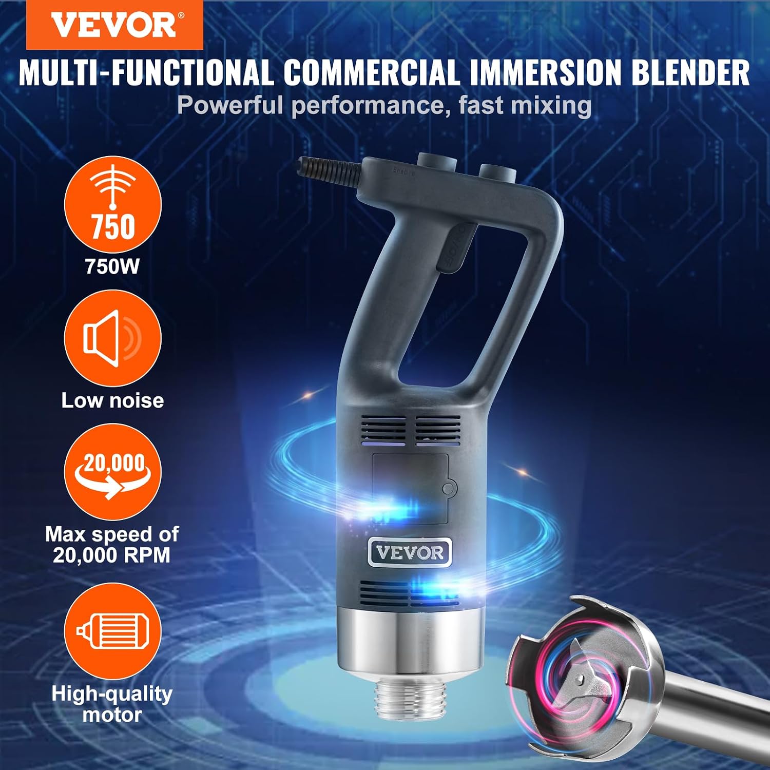 Profesjonalny blender zanurzen – Commercial Blender Heavy Duty recenzja i cena