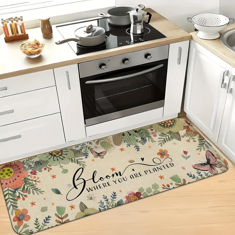 Długa mata z nadrukiem akwarel – Commercial Kitchen Background recenzja i cena