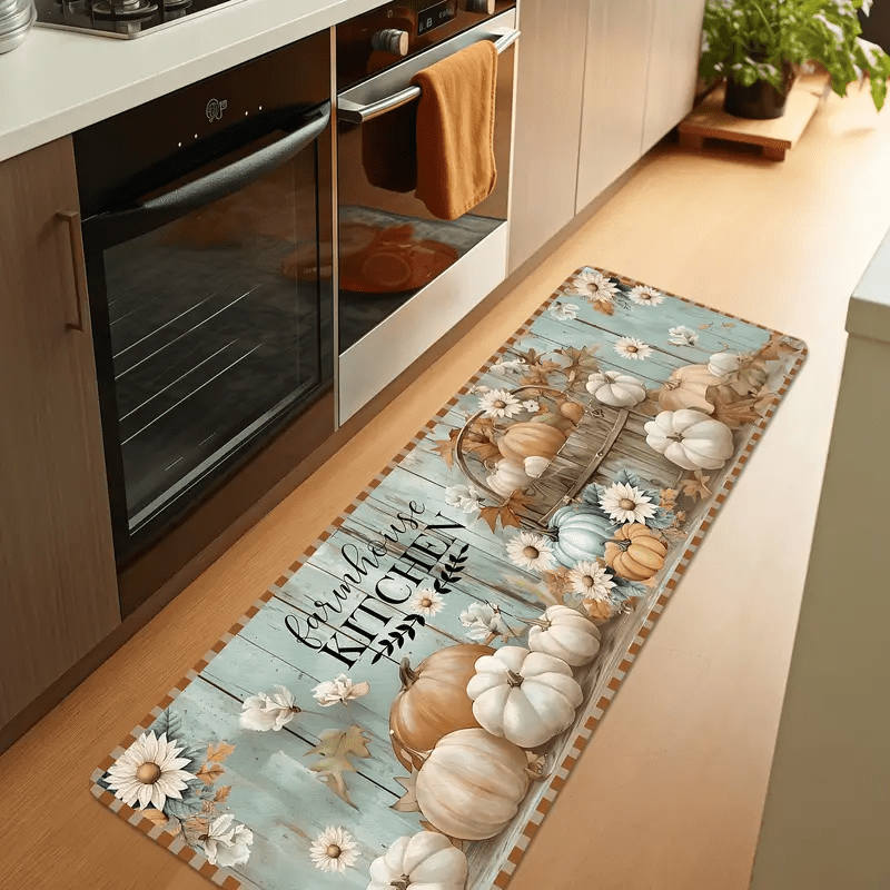 Długa mata z nadrukiem akwarel – Commercial Kitchen Background recenzja i cena