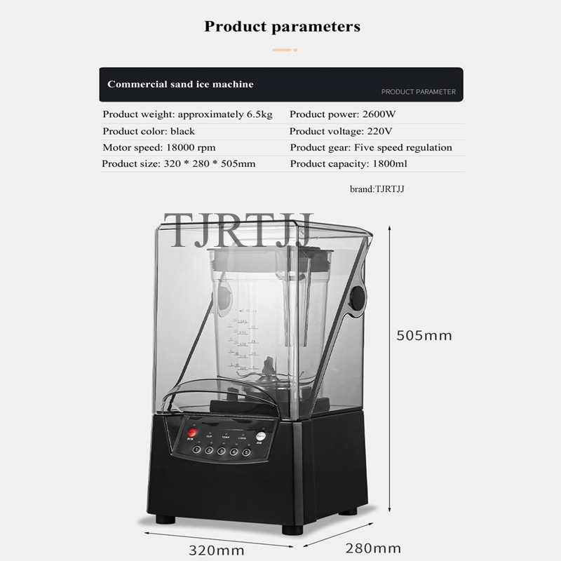 Profesjonalny, cichy blender d – Commercial Blender Heavy Duty recenzja i cena